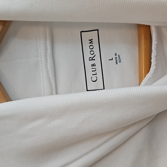 Club Room White Turtleneck Sweater L - Picture 2 of 5